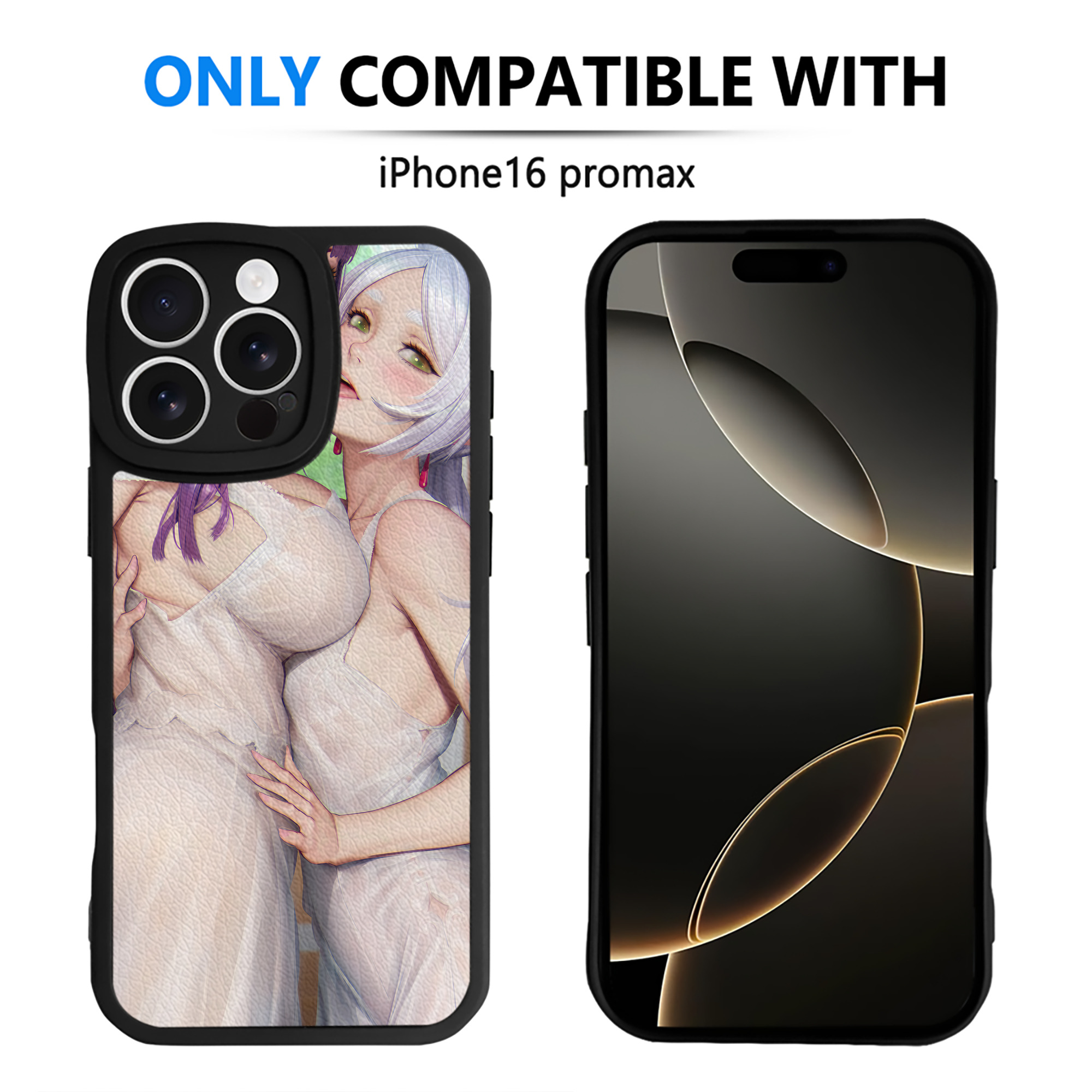 （画像用） 葬送のフリーレン Frieren 【iPhone 16シリーズ対応】シリコンスマホケース（レザー調） 材質：シリコン